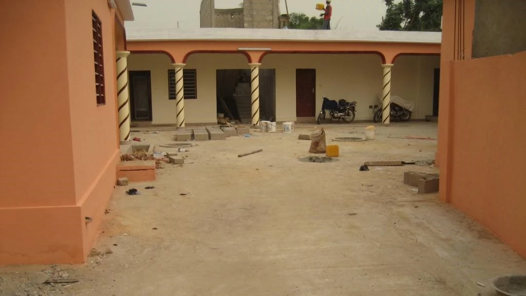 Finitions du centre d’accueil