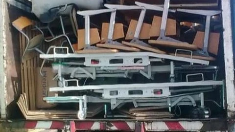 Le container arrivé au port