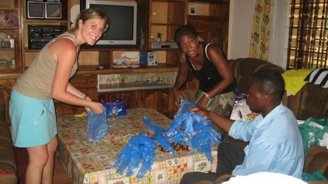 Préparation de la fête