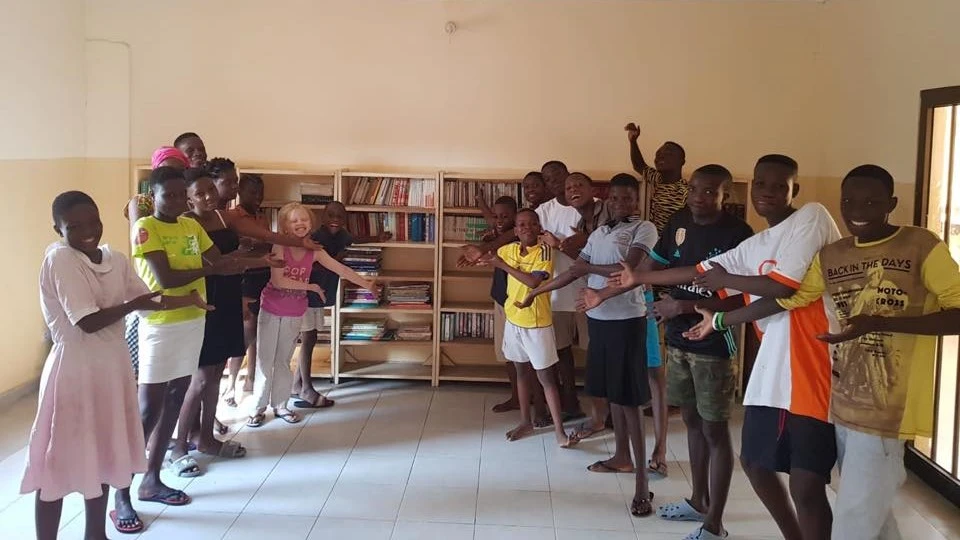 Luca en visite au Togo