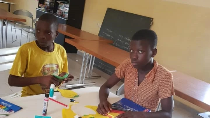 Journée au centre avec les enfants